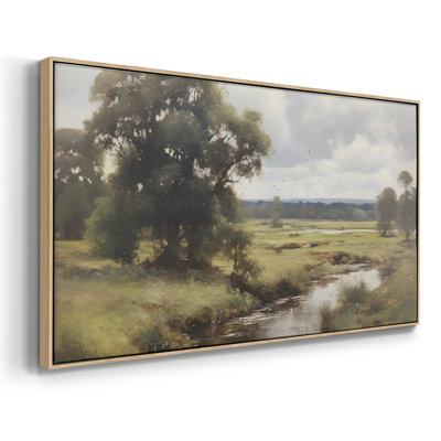 Série paysage -MXVI- Toile tendue avec châssis encadré - Prêt à être accroché