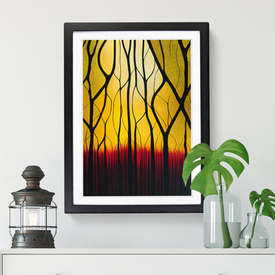 Rain Forest Abstract - Single Picture Frame Print