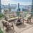 5-Piece All-Weather Conversation Sofa Set