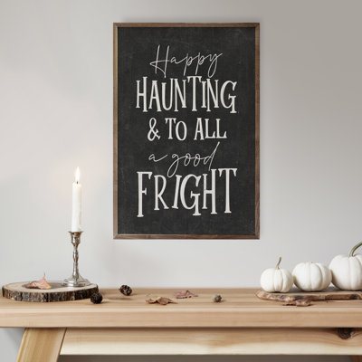 «A Good Fright» sur bois