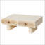 Table basse à bord arrondi avec tiroir en bois massif à motif floral, parfaite pour les espaces de vie modernes et élégants
