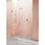 Porte de douche à charnière murale sans cadre 59,25 po x 78 po Illume-48169089