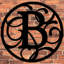 Décoration murale monogramme «Fancy Vine»-1421666041-1422755430-1422679827