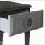 Table de bout moderne grise / gris clair The House Beatrice