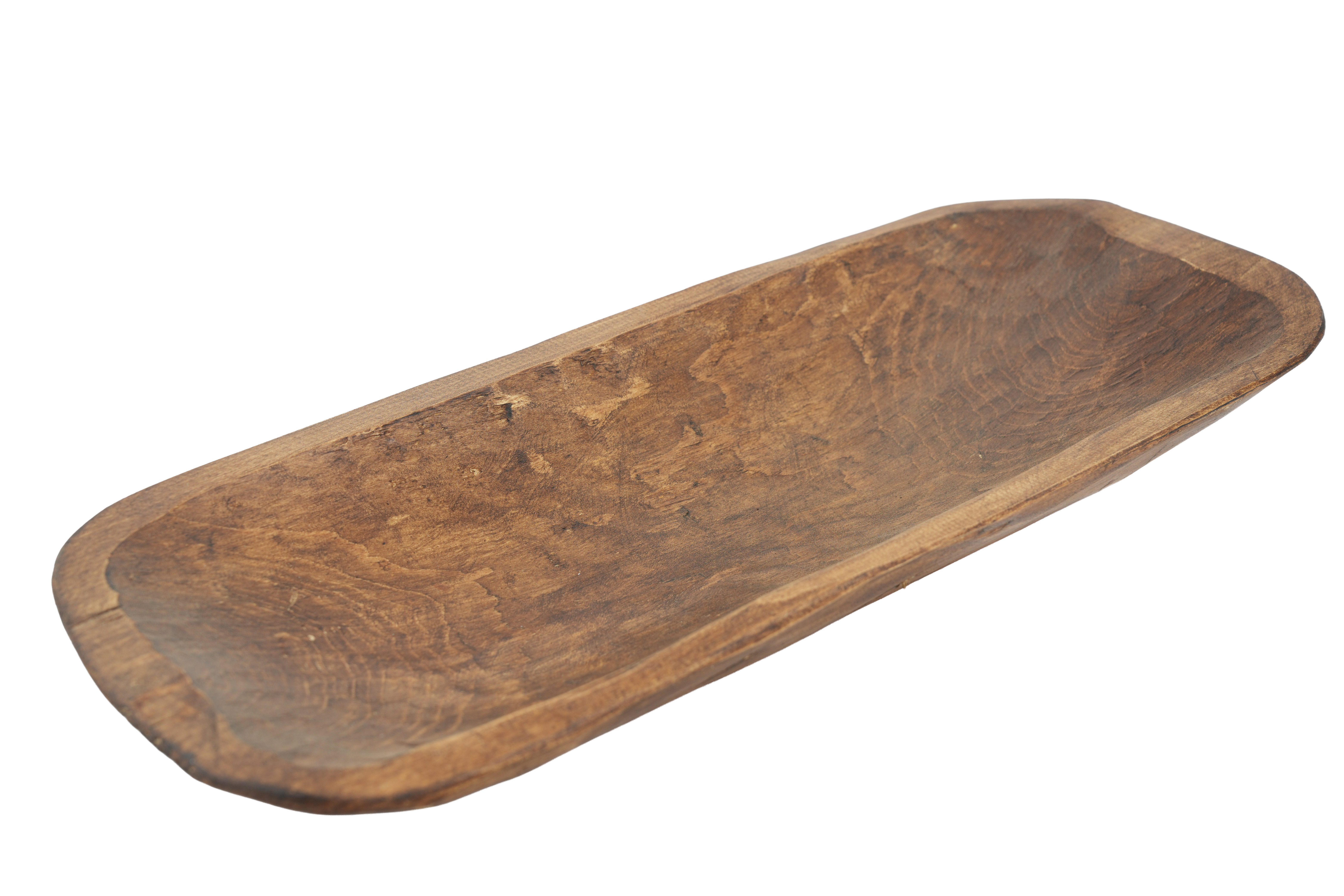 Gracie Oaks Trieu Wood Rectangle Contemporary Decorative Bowl in Brown & Reviews | Wayfair