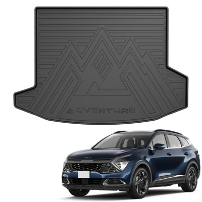 Custom Fit All-Weather Trunk Liner for Chevrolet Compact Crossover Plus 2024/2025 – TPE Rear Cargo Mat, Non-Slip, Odorless, Durable – 5-Seat Car Interior Accessory, Black