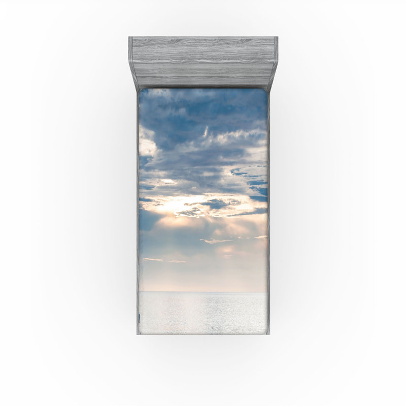 Drap-housse Ambesonne Nauti, Drap-housse de taille simple