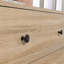 Commode 4 tiroirs, finition brune