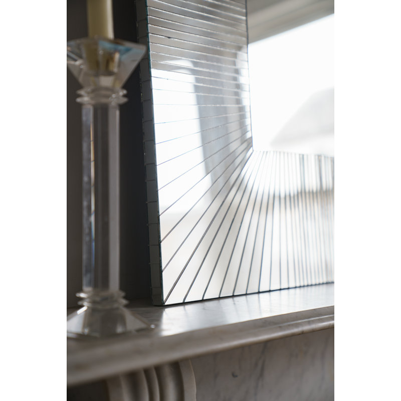 Chriopher Flat Wall Mirror, Turquiose, 140cm H x 70cm W