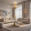 Lustre 29 branches en cristal 29,5 pouces