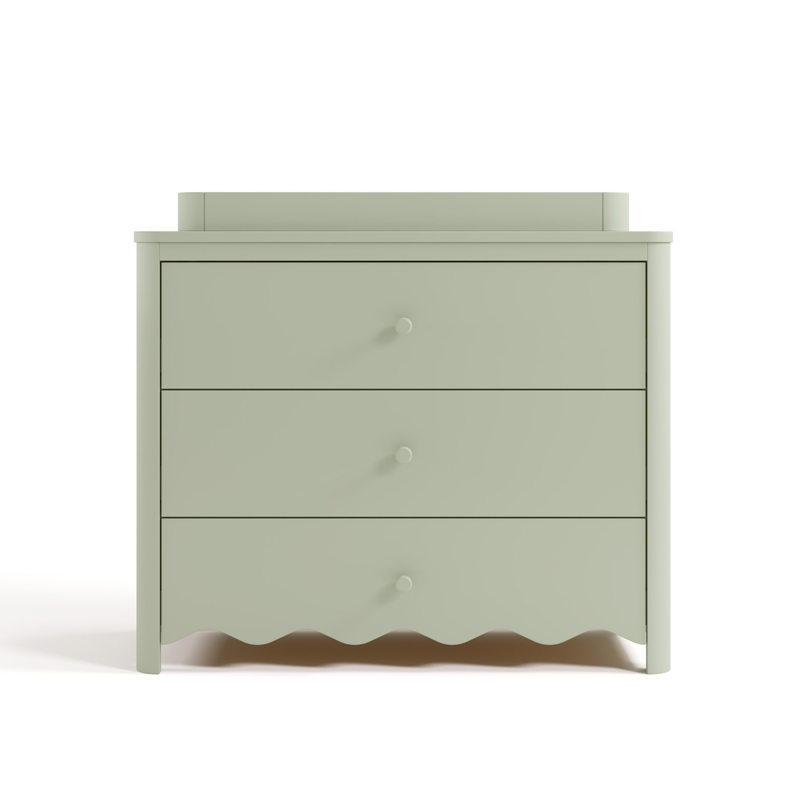 Casablanca 3 Drawer Chest With Removable Changing Table Topper, Sage