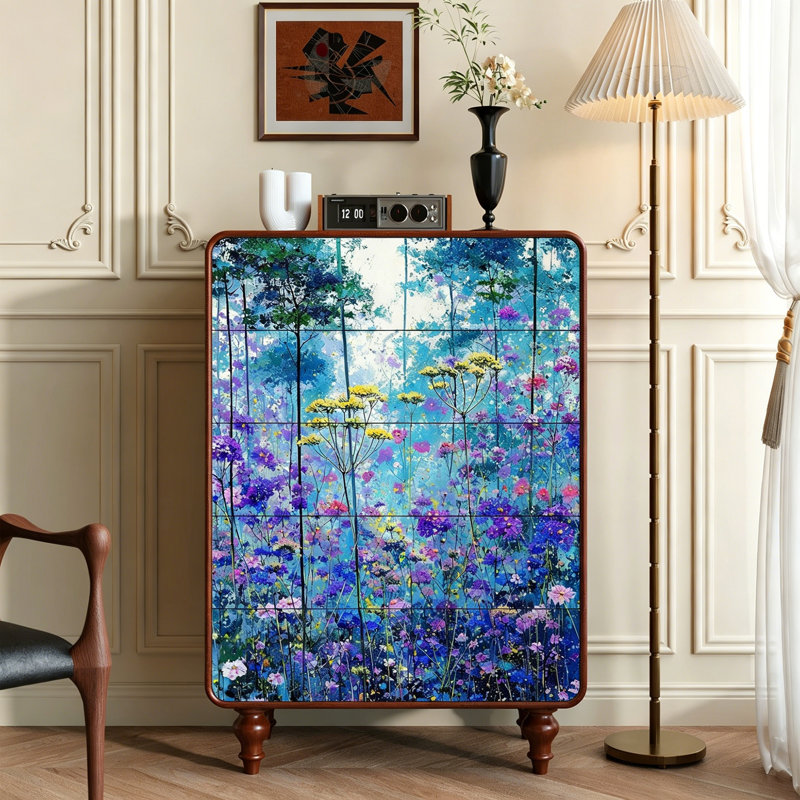 Solid Wood 5 Drawer Chest