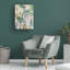 Art mural sur toile tendue - "Green Tangles I" de Melissa Wang, décoration murale pour le salon, la chambre à coucher ou le bureau - 24 x 32