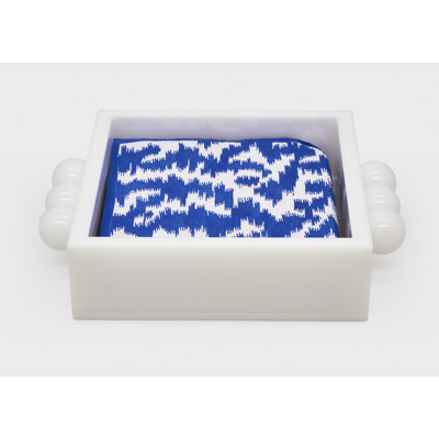 Acrylic Coctail Napkin Holder w/Bubbles