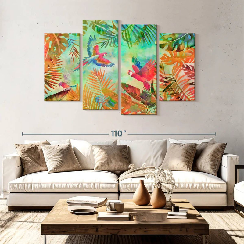 Brampt Exotic Summer Breeze, 54" H x 84" W