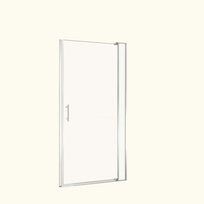 Left And Right Opening Universal Pivot Shower Door, Open Outside, With 1/4" And 5/16"  Tempered Glass