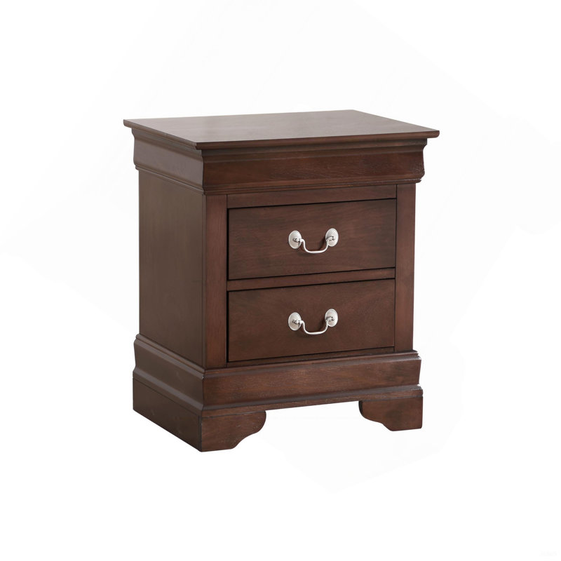 Louisphillipe Nightstand , Cappuccino, Cappuccino