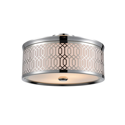 Mcmullan Glass Semi Flush Mount