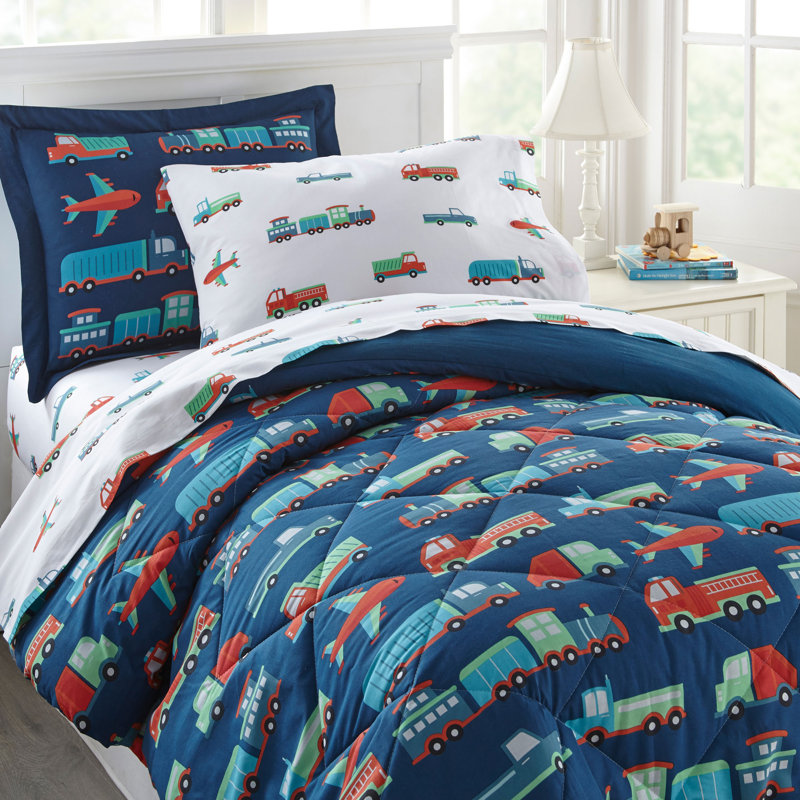 Ensemble de draps 100% coton Wildkin - Draps doux et confortables - Transport
