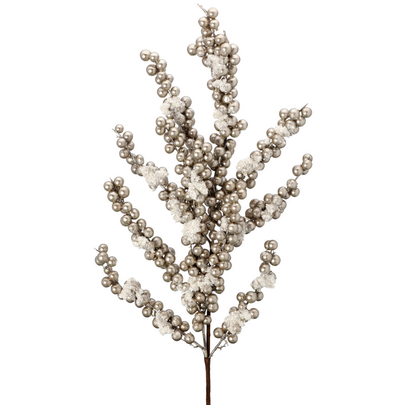29'' Plants & Flowers Shatterproof Pick, Platinum