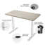 Adjustable Metal Base Standing Desk-1667186311