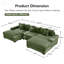 Très grand canapé modulaire 130 po Cloud-230734856-230734857