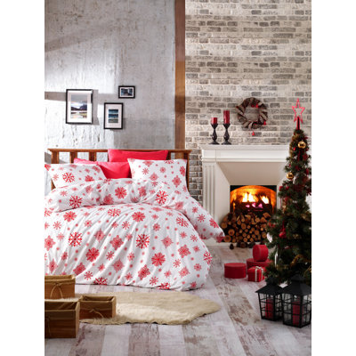 Cotton Floral Duvet Cover