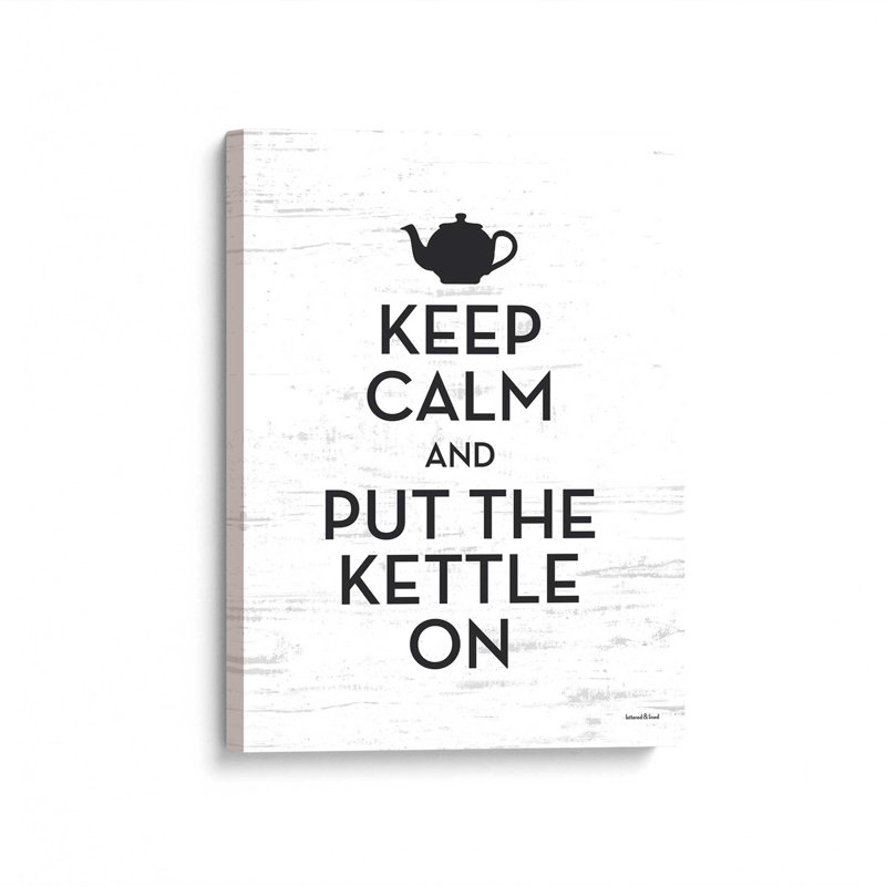 «Put the Kettle On» par Art texturé, Toile non encadrée, L 12 po x H 16 po, Ne s’applique pas