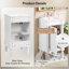 Armoire de salle de bain 18 po style français avec rangement-1388904318