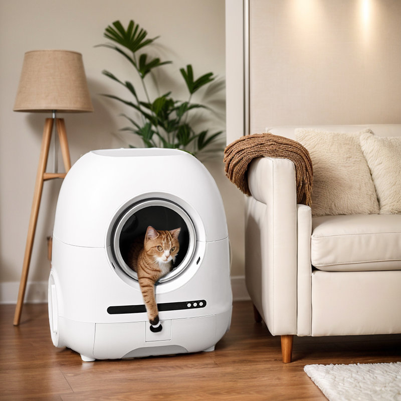 Gencie Enclosed Self-Cleaning Litter Box
