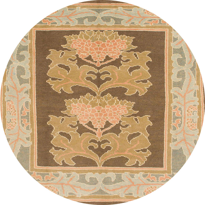 Tapis abstrait moderne 1224, Rond 4 pi