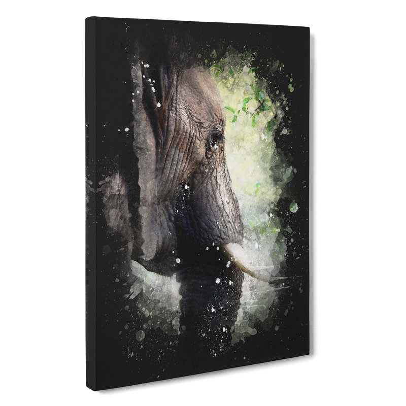 Elephant Vol.2 - Wrapped Canvas, 60cm H x 40cm W x 3cm D