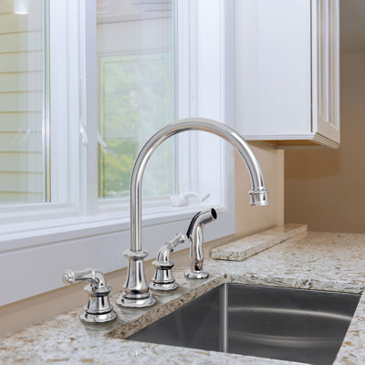 Pioneer Del Mar Kitchen Faucet Side Spray