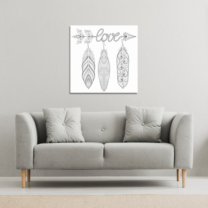 No Title by Andrew Lee - Wrapped Canvas Print, 90cm H x 90cm W