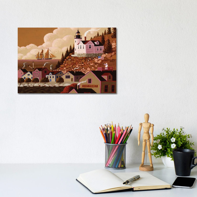 Daddy's Home by Heronim - No Frame Gallery-Wrapped Canvas Giclée on Canvas, 20.32cm H x 30.48cm W