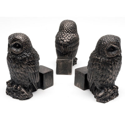 Owl Bronze Coloured Planter Feet In Gift Box