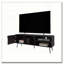 Meuble télé avec rangement ouvert Wengue-1247932319