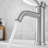 Single Hole Bathroom Faucet With Drain Assembly Single Handle Bathroom Sink Faucets Modern Stainless Steel Bathroom Vanity Basin Taps