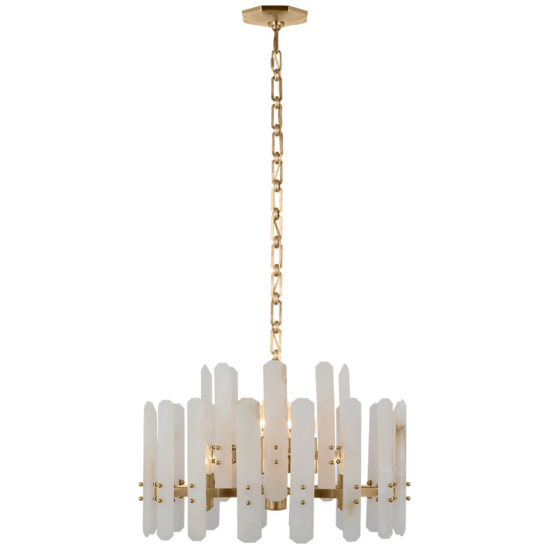 Bonnington 12 - Light Chandelier, Hand-Rubbed Antique Brass