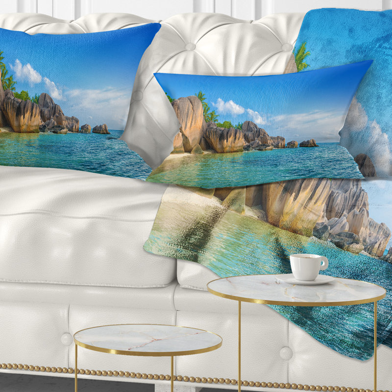 Coussin lombaire en mer seascape fantastique