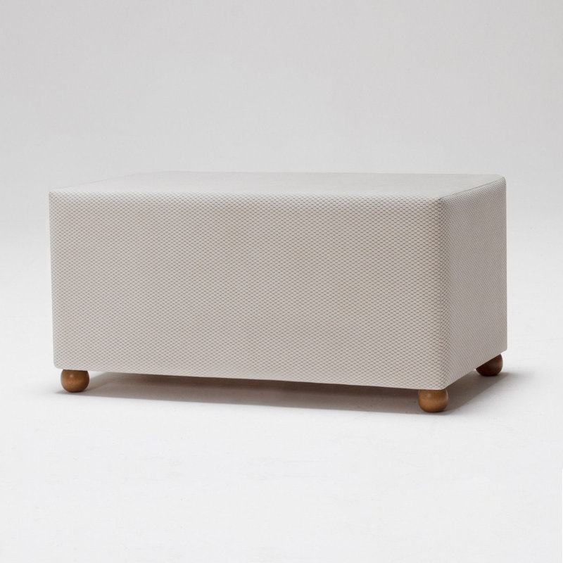 Repose-pieds Mixson, Mélange de polyester crème