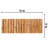 Bamboo  5-7/8"x11-7/8" Fluted Ceramic Wall Tile-90732247