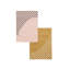 Abstract Flatweave Rectangle 5' x 7' Cotton Area Rug in Yellow
