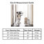 Clear Freestanding Pet Gate with Door-912308567