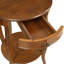 Table d'appoint ronde Alysa, finition noyer-260546533