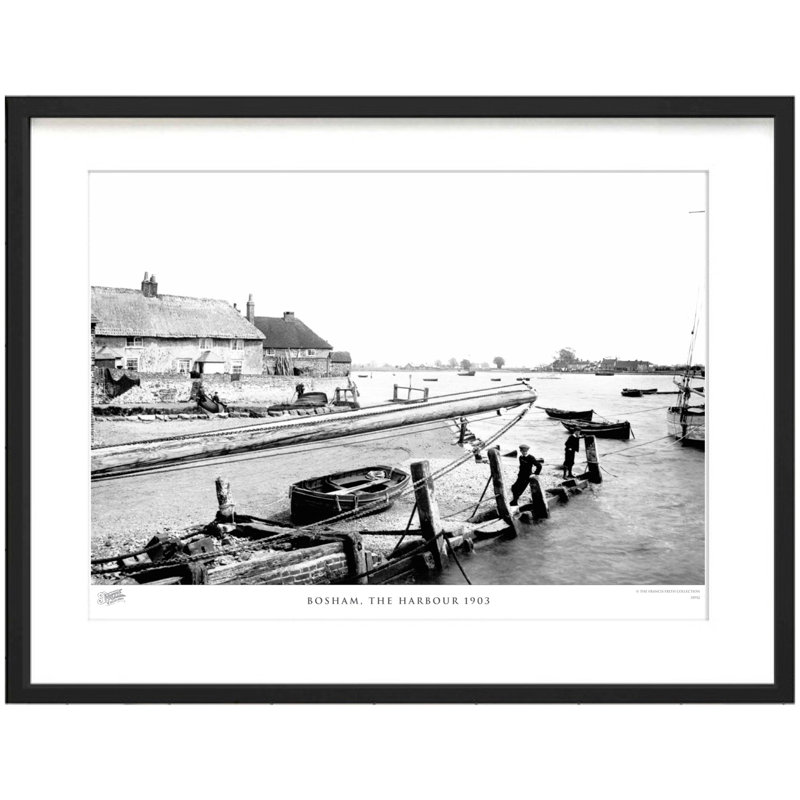Bosham, The Harbour 1903 by Francis Frith - Single Picture Frame Print, 60cm H x 80cm W x 2.3cm D