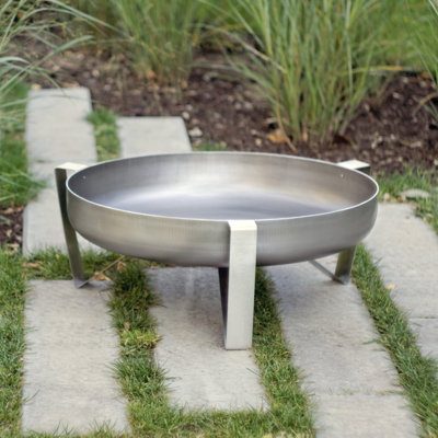 Round Stainless Steel Fire Pit