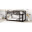 Lit mezzanine simple en bois d'hévéa massif Espace optionnel pour chambre à coucher. Pour plus de commodité. Et durable. Guide d'assemblage, couleur. Conception peu encombrante. Construire. Instructions incluses-587354238