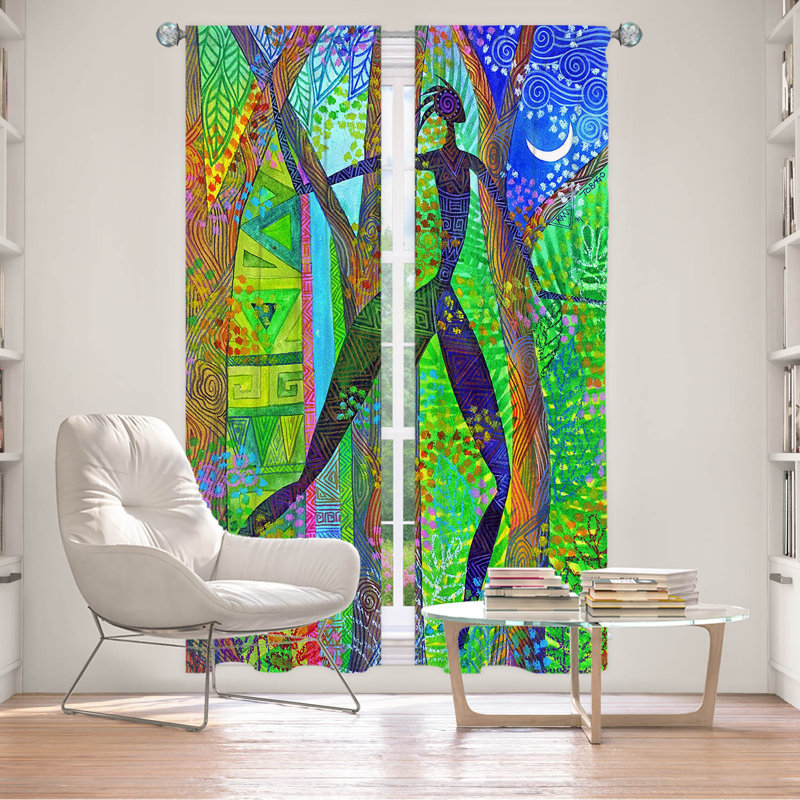 Delince Room Darkening Curtain Pair, 20" W x 82" L