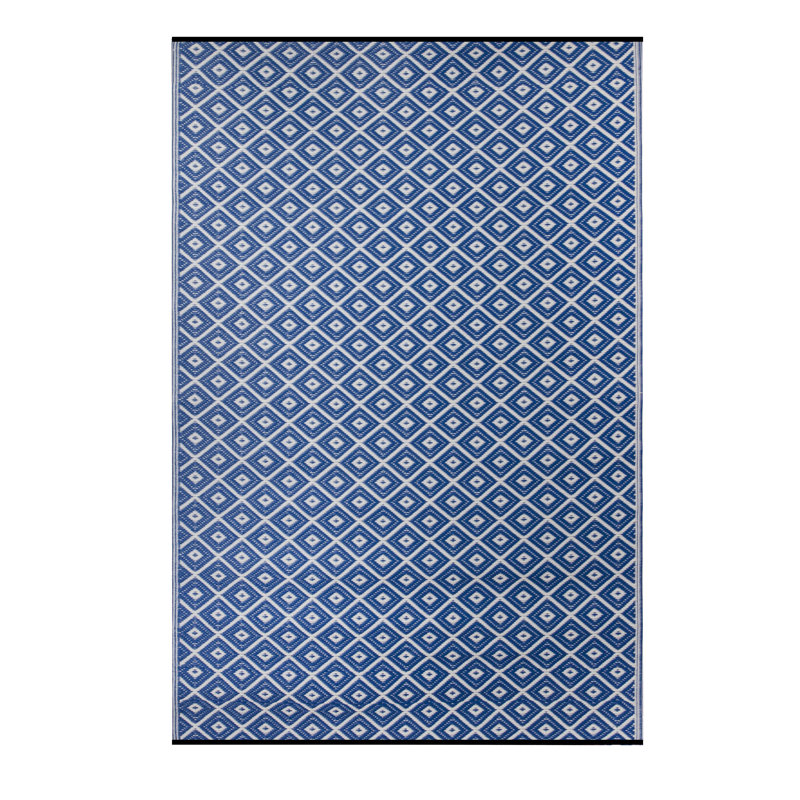 Tapis intérieur / extérieur tissé à la main bleu Premier Home